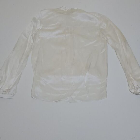 $198 NEW SILK INTERMIX 36" IVORY CHARMEUSE CADENCE LONG TUNIC TOP 2 XS SMALL NWT - Picture 10 of 12